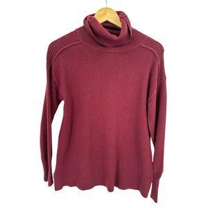Evereve Merlot Carli Sweater Top Womens Size S Classic Capsule‎ Career Cozycore